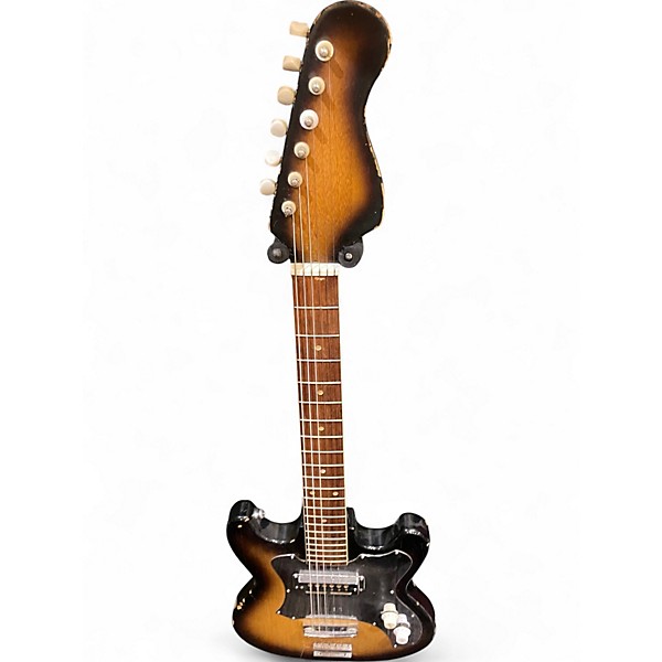 Used Decca DMI 2 Color Sunburst Solid Body Electric Guitar