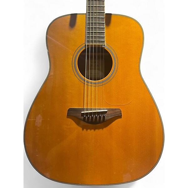 Used Yamaha FGTA Natural Acoustic Electric Guitar