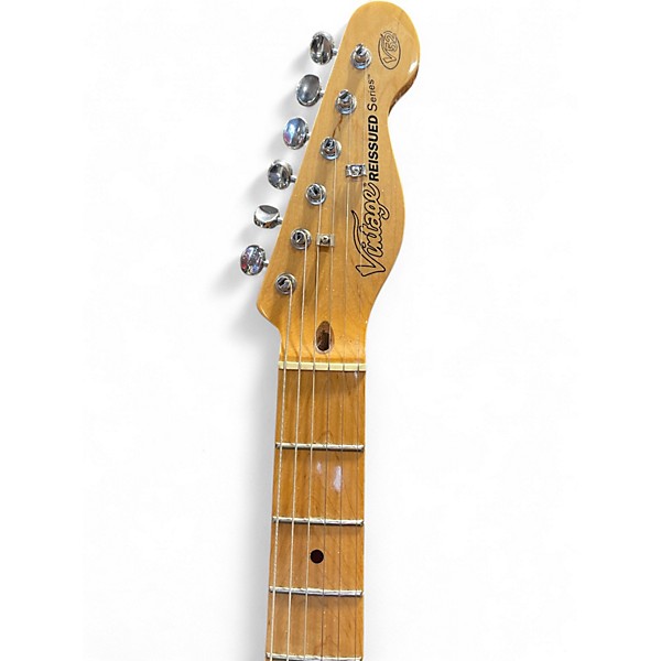 Used Vintage V52 Reissued Series Butterscotch Blonde Solid Body Electric Guitar