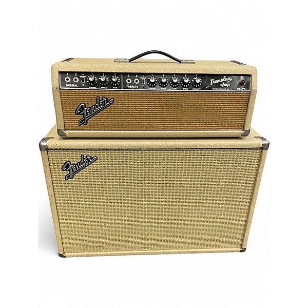 Vintage 1964 Fender Tremolux Head And Cab Tube Guitar Amp Head