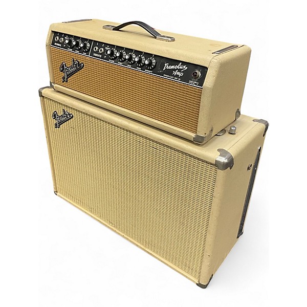 Vintage 1964 Fender Tremolux Head And Cab Tube Guitar Amp Head