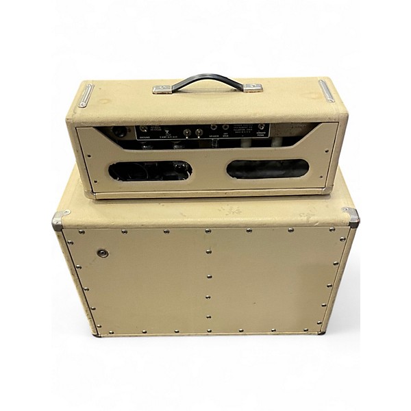 Vintage 1964 Fender Tremolux Head And Cab Tube Guitar Amp Head