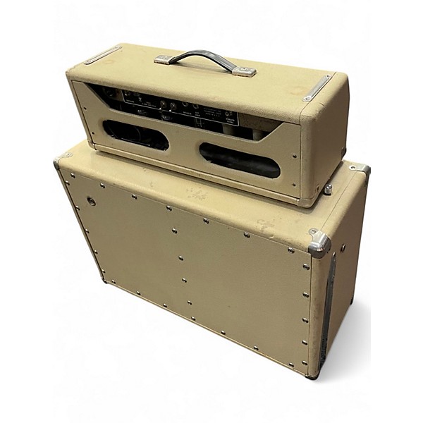 Vintage 1964 Fender Tremolux Head And Cab Tube Guitar Amp Head
