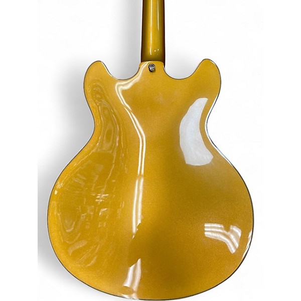 Used Schecter Guitar Research Corsair Gold Hollow Body Electric Guitar