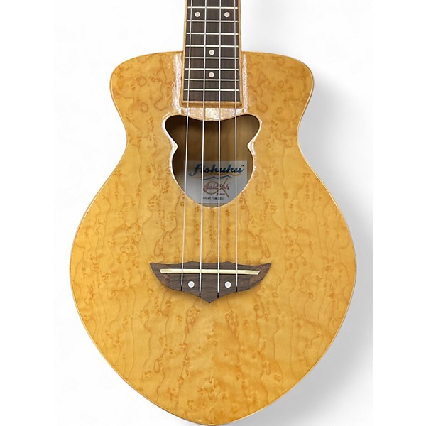 Used Goldfish Guitars FISHUKU CONCERT FBM-ESU Spalted Maple Ukulele