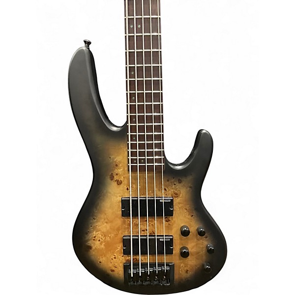 Used ESP LTD D-5 Natural Satin Electric Bass Guitar
