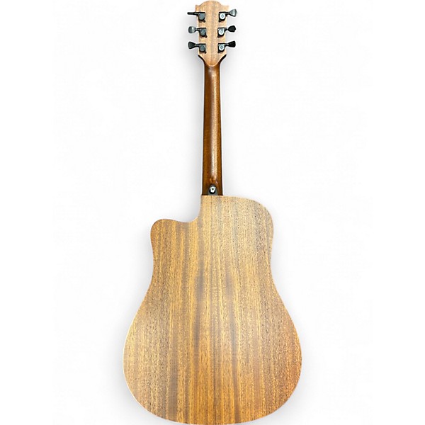 Used Lag Guitars Tramontane Natural Acoustic Electric Guitar