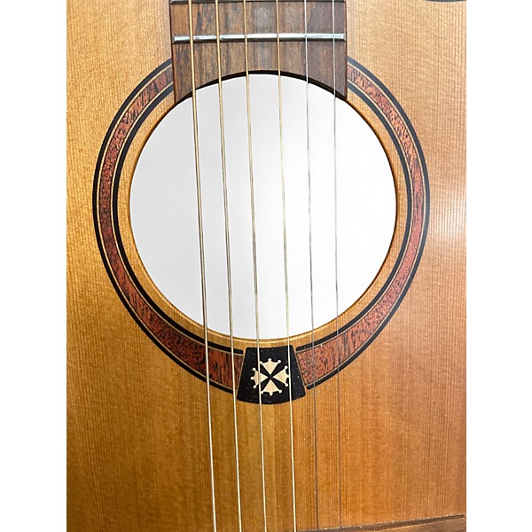 Used Lag Guitars Tramontane Natural Acoustic Electric Guitar