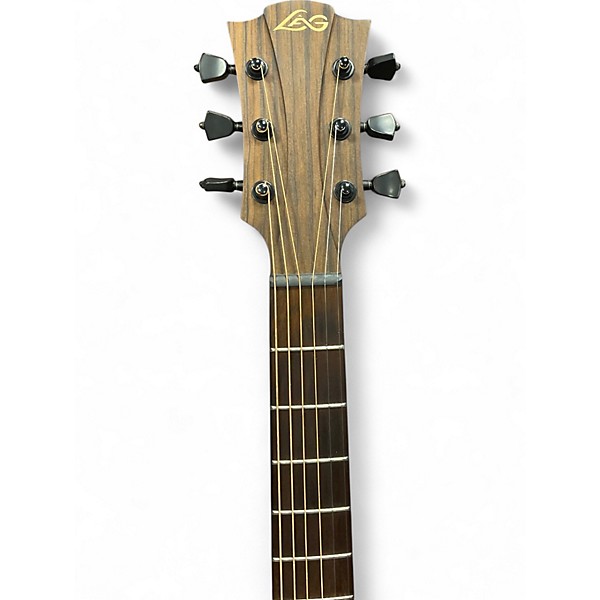 Used Lag Guitars Tramontane Natural Acoustic Electric Guitar