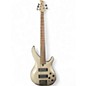 Used Yamaha RBX775 5 String Silver Electric Bass Guitar thumbnail