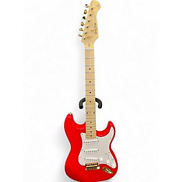 Used Harley Benton ST 59 TRIBUTE Fiesta Red Solid Body Electric Guitar