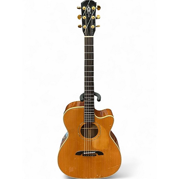 Used Alvarez WY1 YAIRI FOLK Natural Acoustic Electric Guitar
