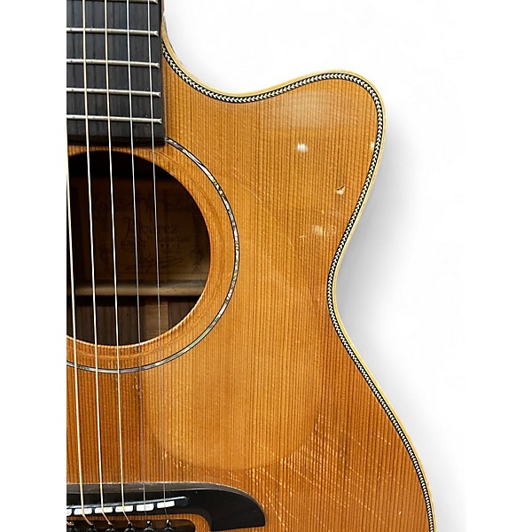 Used Alvarez WY1 YAIRI FOLK Natural Acoustic Electric Guitar