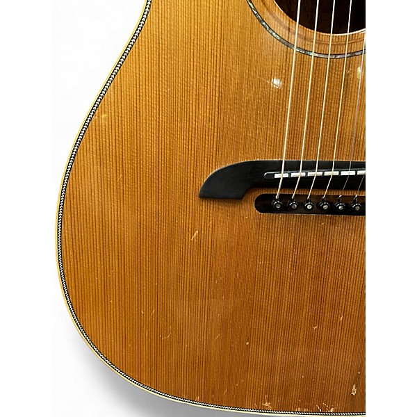 Used Alvarez WY1 YAIRI FOLK Natural Acoustic Electric Guitar