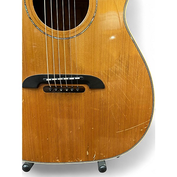 Used Alvarez WY1 YAIRI FOLK Natural Acoustic Electric Guitar