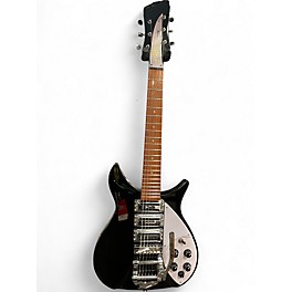 Used J. Robert RICK REPLICA Black Solid Body Electric Guitar