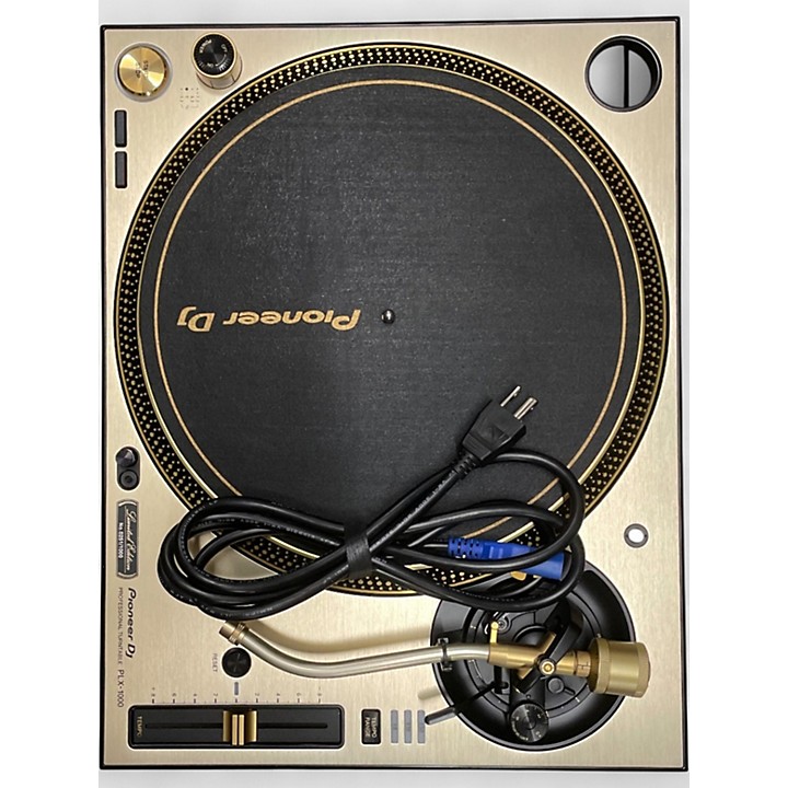 Used Pioneer DJ PLX-1000 Gold Edition Turntable | Guitar Center