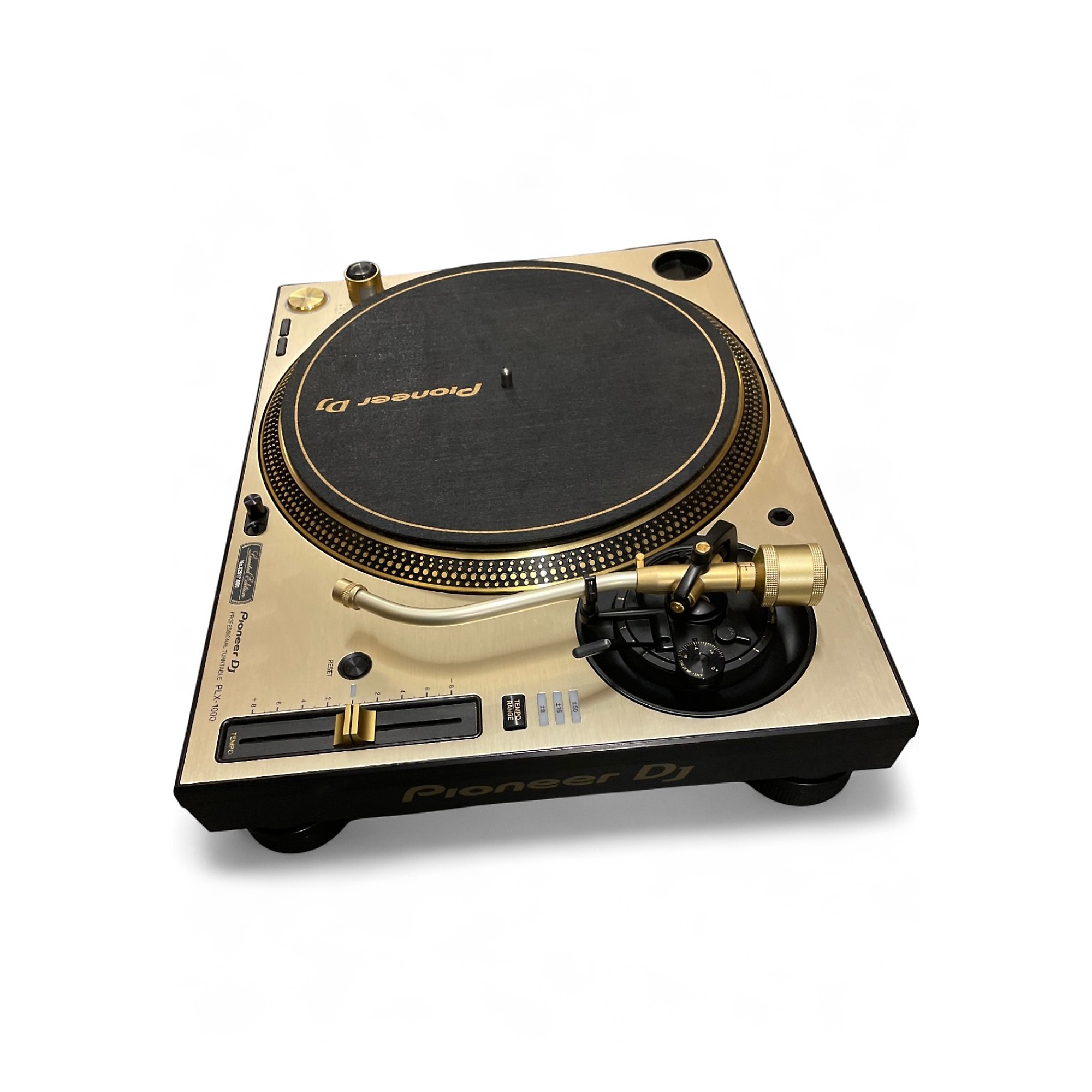 Used Pioneer DJ PLX-1000 Gold Edition Turntable | Guitar Center
