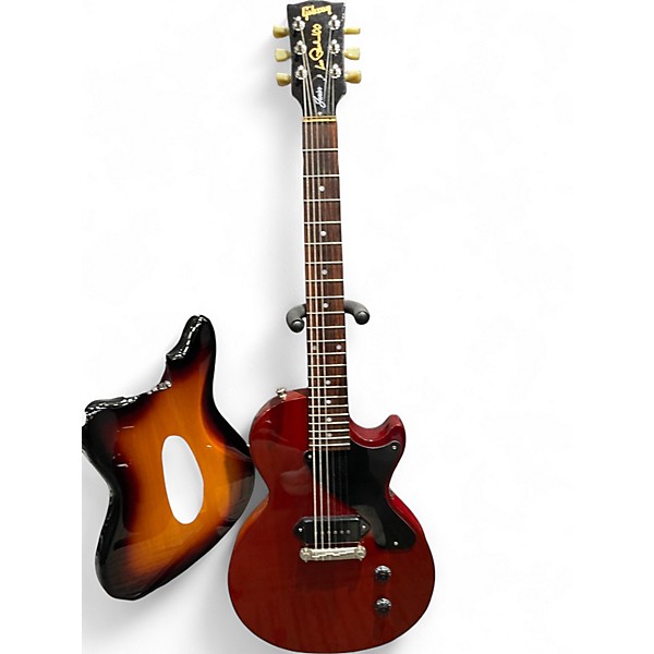 Used Gibson Les Paul Junior Cherry Solid Body Electric Guitar