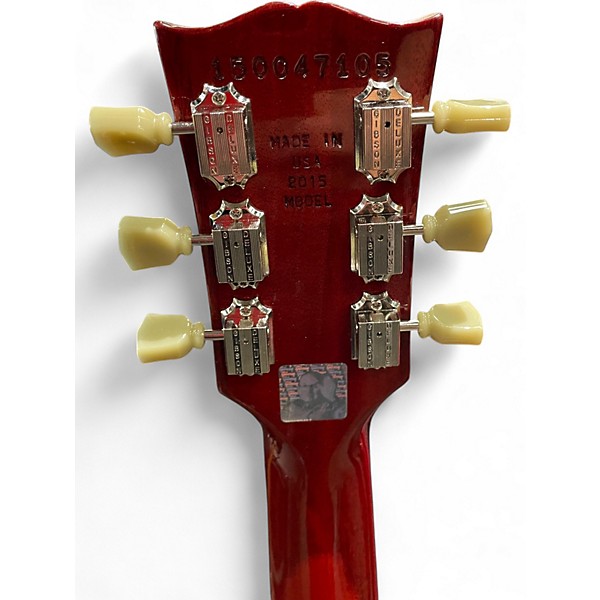 Used Gibson Les Paul Junior Cherry Solid Body Electric Guitar