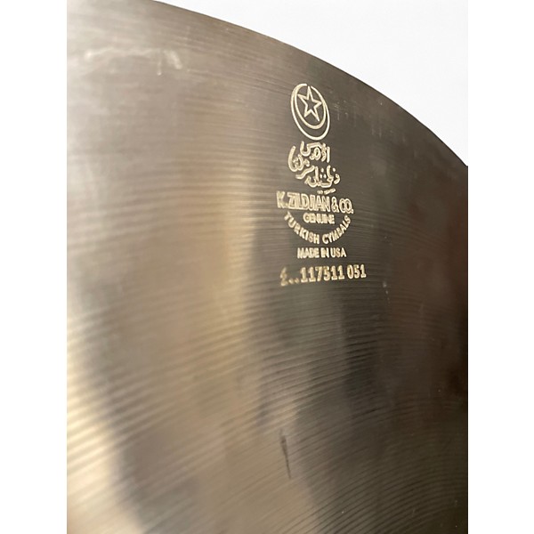Used Zildjian 19in Paper Thin Crash Cymbal