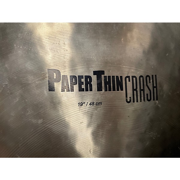 Used Zildjian 19in Paper Thin Crash Cymbal