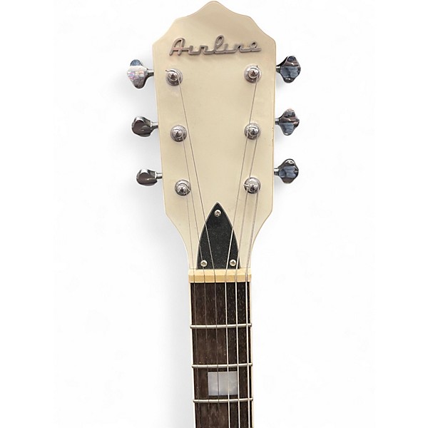 Used Airline TUXEDO Black Solid Body Electric Guitar