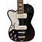 Used Airline TUXEDO Black Solid Body Electric Guitar