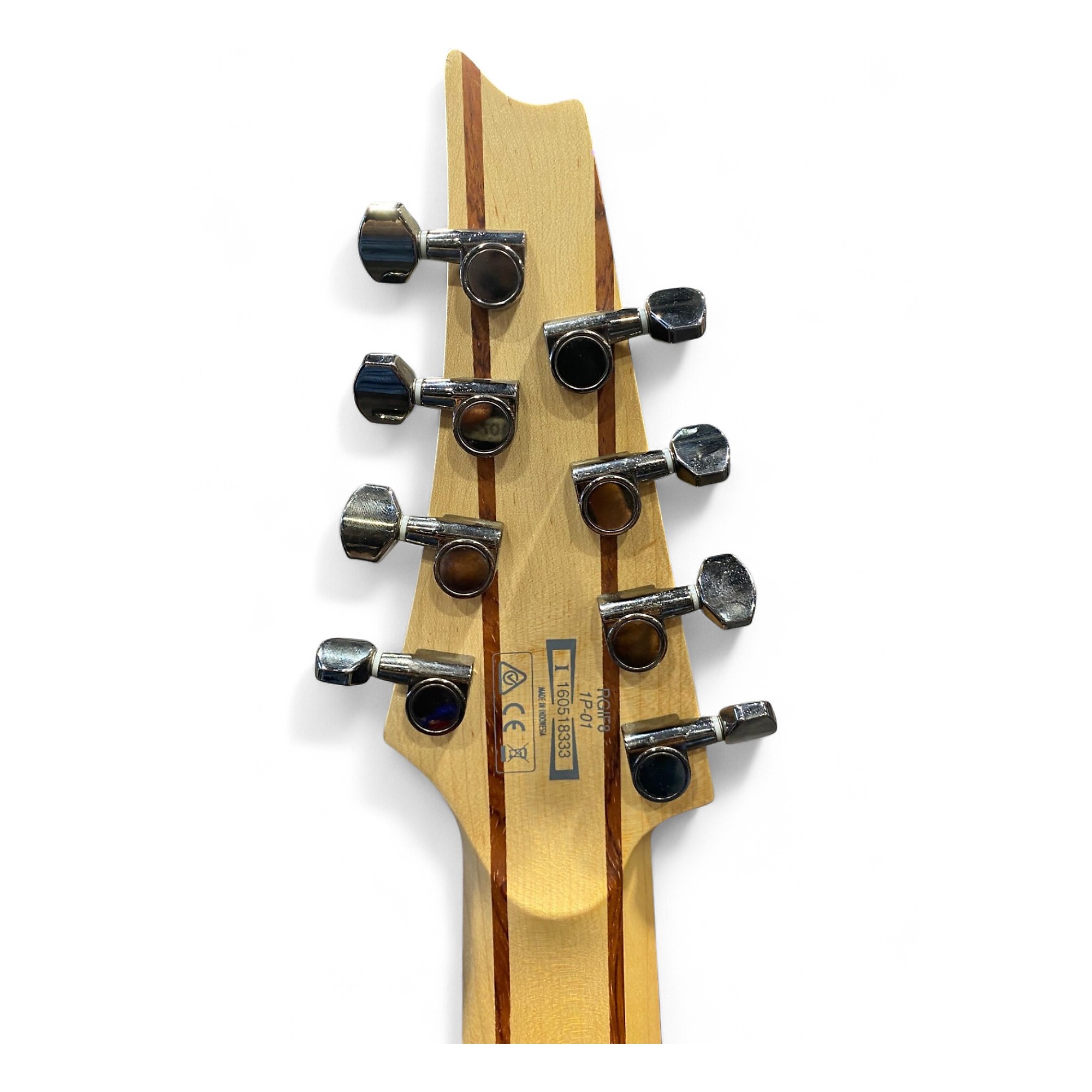 Used Ibanez RGIF8 Black Stained Solid Body Electric Guitar Black