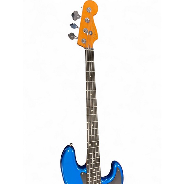 Used Fender American Ultra II JAZZ BASS Blue Electric Bass Guitar
