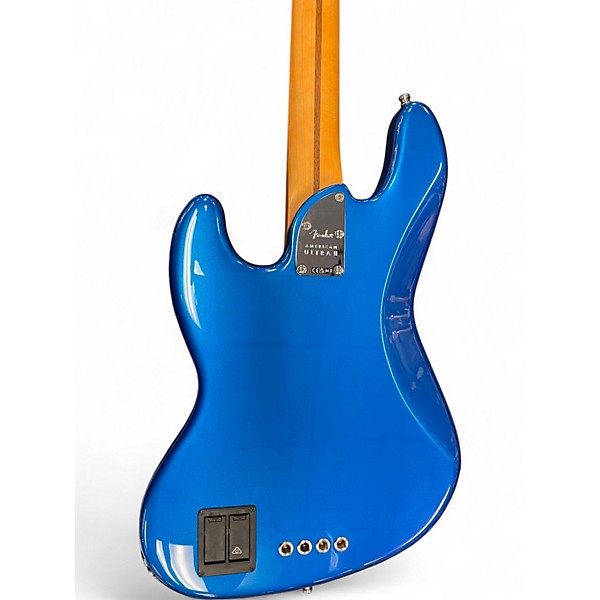 Used Fender American Ultra II JAZZ BASS Blue Electric Bass Guitar