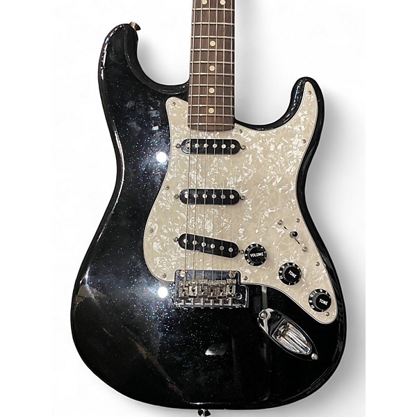 Used Fender 70th Anniversary Player Stratocaster Nebula Noir Solid Body Electric Guitar