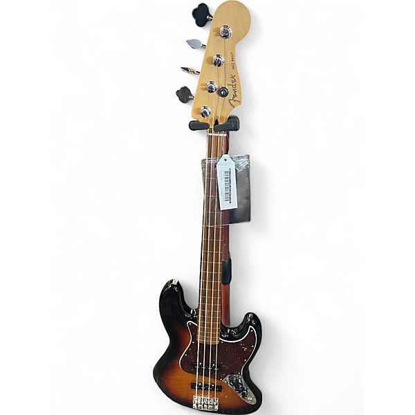 Used Fender Player Jazz Bass Fretless 3 Color Sunburst