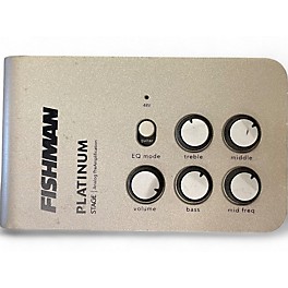 Used Fishman PROPLT101 Platinum EQ Pre With DI Acoustic Guitar Pickup