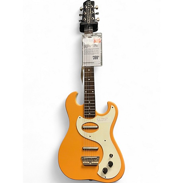 Used Danelectro dano Pink Solid Body Electric Guitar