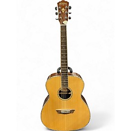 Used Washburn WG-27SE Natural Acoustic Electric Guitar
