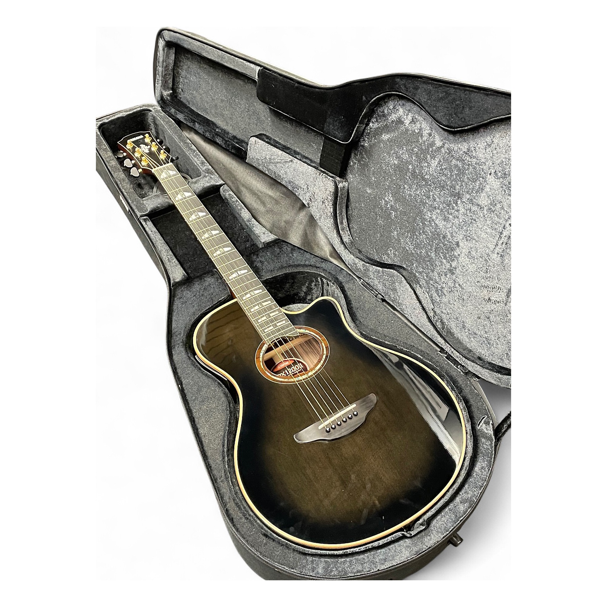 Used Yamaha APX1200II TRANSLUCENT BLACK Acoustic Electric