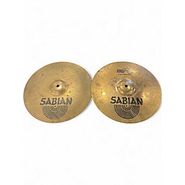 Used SABIAN 14in B8 PRO ROCK HATS Cymbal