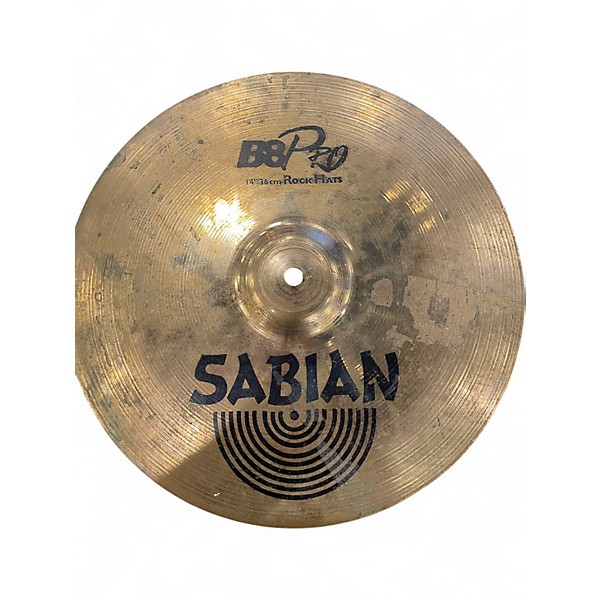 Used SABIAN 14in B8 PRO ROCK HATS Cymbal