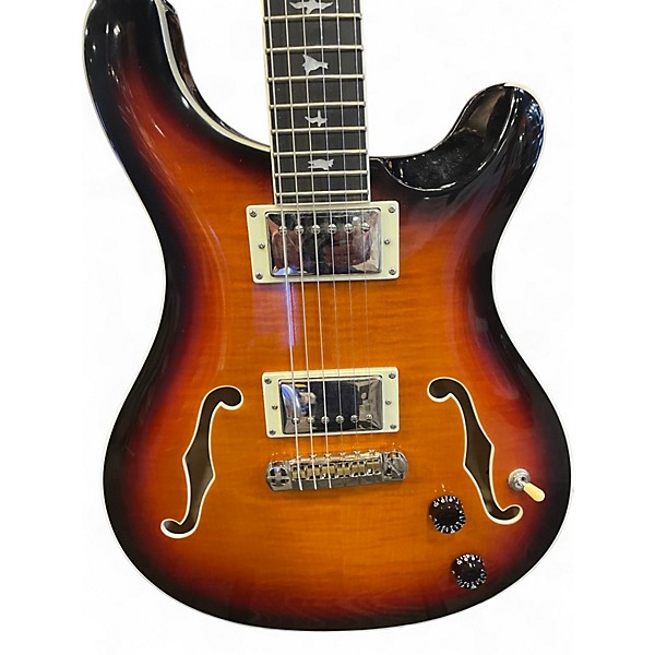 Used PRS SE Custom 22 Semi-Hollowbody 2 Color Sunburst Hollow Body Electric Guitar