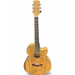 Used Mitchell MX430QAB Natural Acoustic Electric Guitar