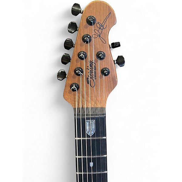 Used Sterling by Music Man JP157DSM BLOOD ORAGNGE BURST Solid Body Electric Guitar