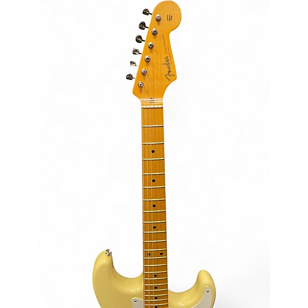 Used Fender ERIC JOHNSON THINLINE STRATOCASTER  Alpine White Hollow Body Electric Guitar