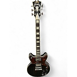 Used D'Angelico Premiere Series Brighton Black Solid Body Electric Guitar