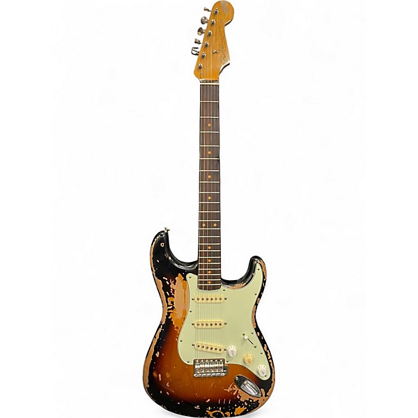 Used Fender MIKE MCCREADY ROAD WARN STRATOCASTER 2 Color Sunburst Solid Body Electric Guitar