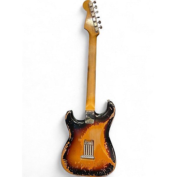 Used Fender MIKE MCCREADY ROAD WARN STRATOCASTER 2 Color Sunburst Solid Body Electric Guitar