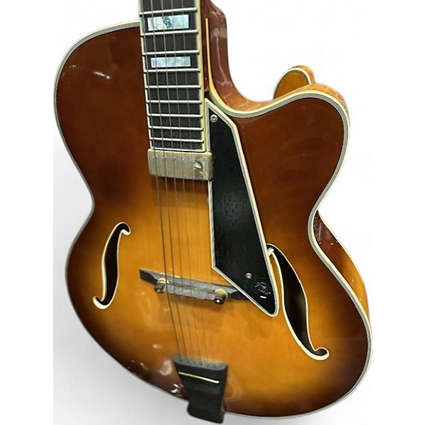 Used D'aspiranta New York Orange Acoustic Electric Guitar