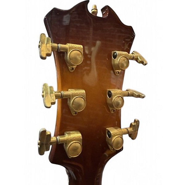 Used D'aspiranta New York Orange Acoustic Electric Guitar