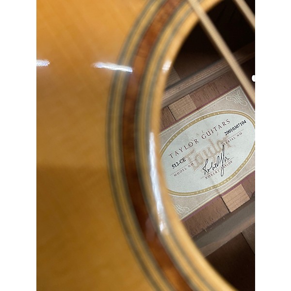 Used Taylor 512-CE Natural Acoustic Electric Guitar