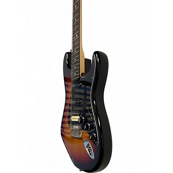 Used 2019 Fender American Professional Stratocaster HSS Shawbucker 3 Color Sunburst Solid Body Electric Guitar